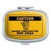 Doozer Construction Zone Ahead Fraggle Rock Rectangle Pill Case Trinket