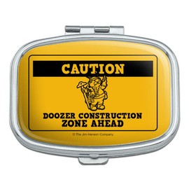 Doozer Construction Zone Ahead Fraggle Rock Rectangle Pill Case Trinket Gift Box