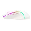 Redragon Raton Gaming M607W - Griffin Blanco, RGB Personalizable, 7
