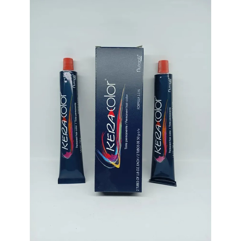 Tintes Keracolor Gama Cenizos Nutrapel 2 Tubos 50 Gr C/u