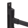Matte Black Swivel Hand Towel Bar Rustproof Bathroom Corner Hanging
