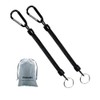 Coil Springs Keychain Cellphone Snap Hook Holder Retractable Coil Cord