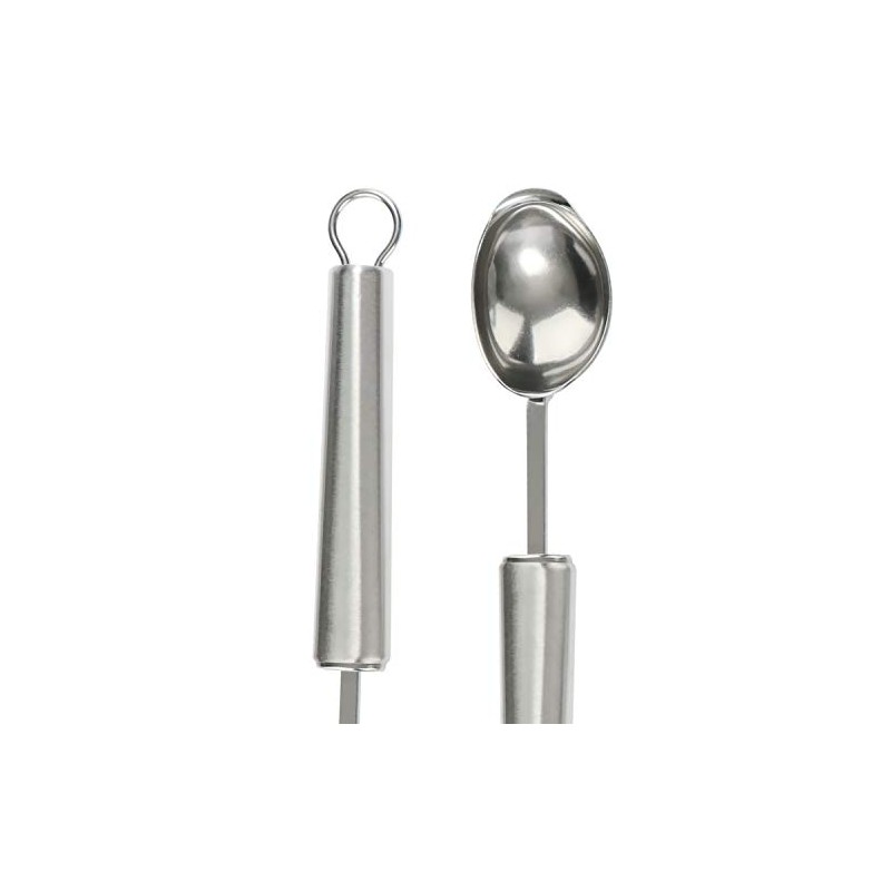 COM-FOUR® 2 x ice cream scoops, stainless steel ice cream