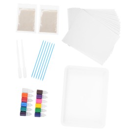 IWOWHERO 1set Portable Watercolor Paint Kit Floating Water Painting Pigment Set Watercolor Travel Kit for Marbling Art DIY Projects