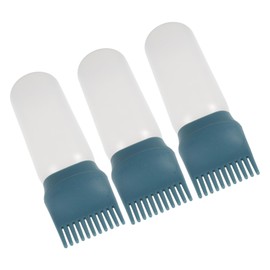 Baluue 3pcs Hair Oil Bottle Comb Applicator Dispenser for Hair Dye and Scalp Treatment Lightweight and Versatile for Home and Salon Use