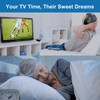 Queemie Wireless ANC TV Headphones for Seniors - Active Noise