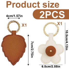 hllonn 2-Pack Magnetic Hat Holder Clips with Floral and Leaf Designs in White and Brown, Perfect for Travel, Attaches Hats to Handbags, Backpacks, and Luggage Securely, Leaves No Marks