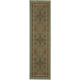 Ottomanson Ottohome Oriental Runner Rug, 1'10" X 7'0", Sage Green Heriz