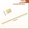 uxcell 1 Pcs 3/8"(9.5mm) Dia Brass Solid Round Rod, 16"(406mm)