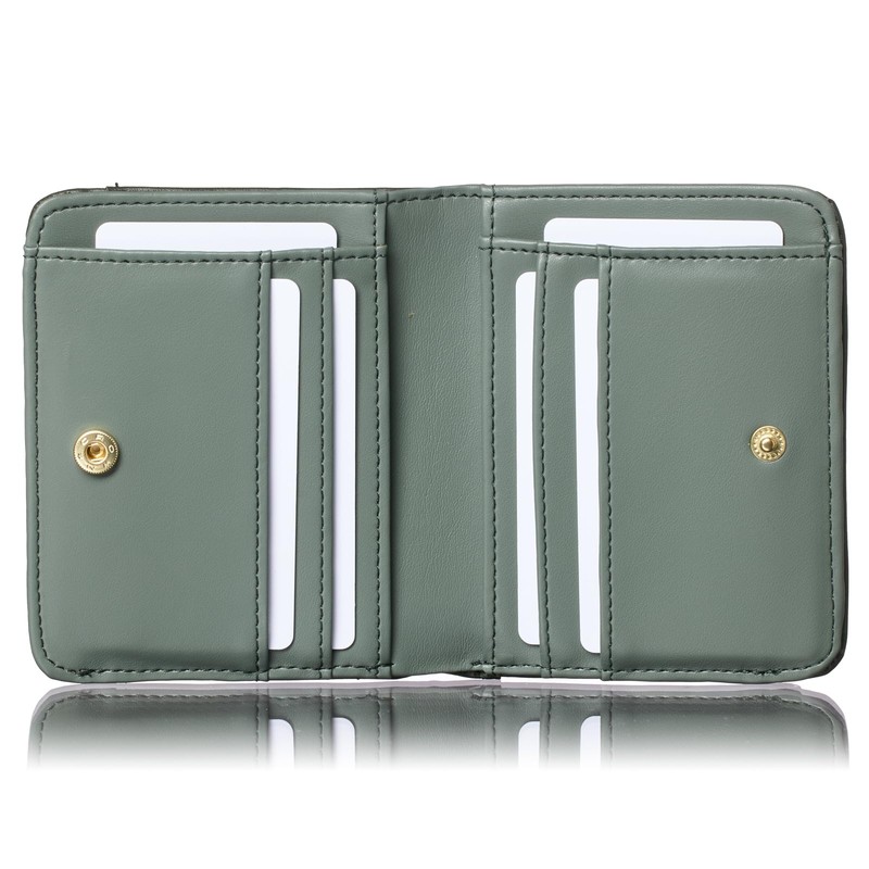 JIL GORDON Women's Mini Wallet, Box Type, Coin Purse, Bi-fold