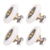 uxcell 8 Pcs Shower Door Rollers, 27mm Dia Bathroom Glass