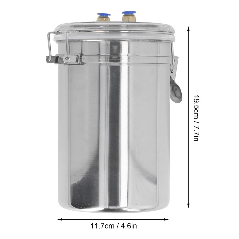 Manual Milking Machine 2000ml Effort Saving Control Stainless Steel Bottle