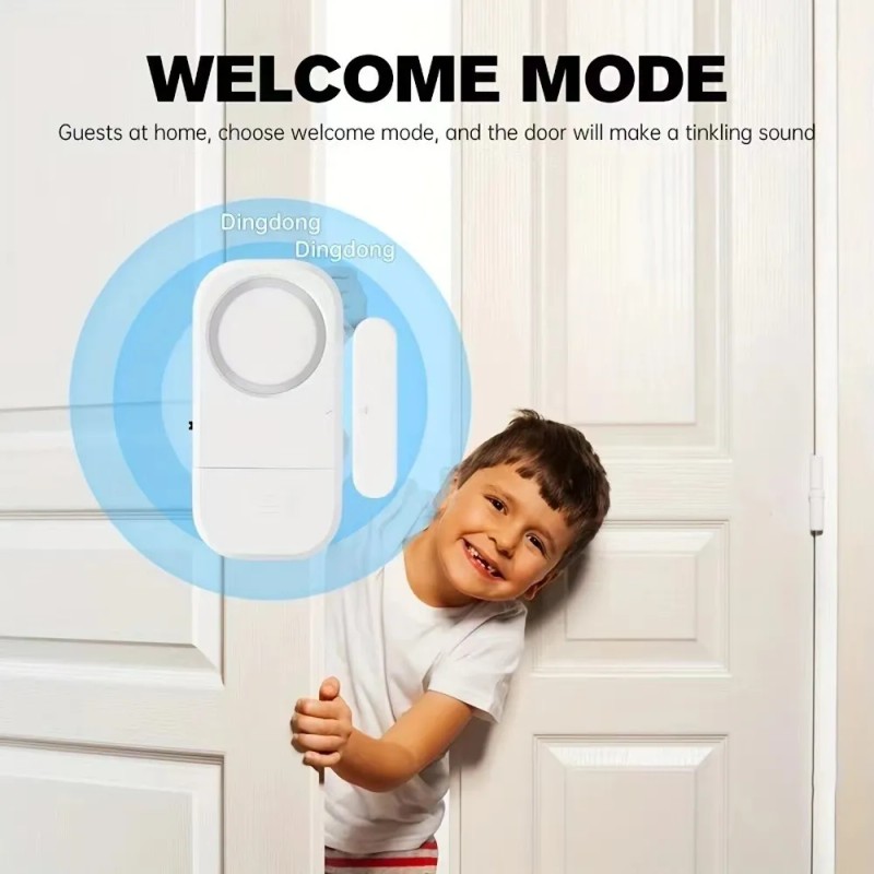 Sensor Para Puertas, Alarma Fuerte 5 Piezas Para Casa