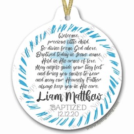 Baptism Gift for Baby Girl, Christening Gift, Christmas Gift for Boy