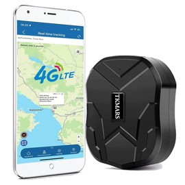 TKMARS TK905B 4G GPS Tracker Auto, 10000mah-Akku, Magnetisch, Mehrere Alarme Tracker mit Echtzeit Ortung, Funktioniert über SMS/APP ohne ABO(SIM-Karte erforderlich), Geeignet Für Auto/LKW/Fuhrpark