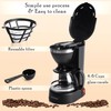 Mixpresso Drip Coffee Maker Coffee (6 Cups), Black