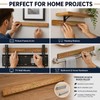 Picture Hanging Tool, 16 Inch Wood Level Ruler for DIY