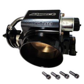 JGhyperX 92mm Throttle Body with TPS Throttle Position Sensor IAC for Chevy LSX LS LS1 LS2 LS3 LS6 LS7 Aluminum Black