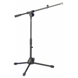 Stagg MIS-2004BK Low Profile Telescopic Boom Microphone Stand