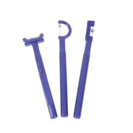 Tongue Exercise Tool, 3-Piece Tongue Tips Exercise Device, PP Tongue Tips, Lateralisation Lifting Mouth Muscle Training Set, for Training Mouth Muscles with Lateral Tongue Lifting