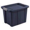 18 Gallon Latching Tote Box Rugged Plastic Stackable Storage Bin