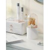 LuxeSilk Rotating Makeup Brush Holder – Makeup Brush Organizer Box,