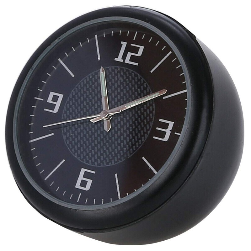 Baceyong Mini Luminous Car Air Vent Stick-On Indoor Clock Quartz