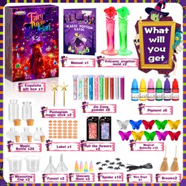ITMNMNL Magic Potion Set Children 22 Magic Potion Bottles, Magic Potion Children, Creative for Girls, Magic Potion Children, Children DIY Creative Gift for Children, Magic Potion, Magic Potion Bottle