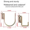 Jimikay 6 Pack E-Track J-Hooks Heavy Duty Storage Hooks, Steel,
