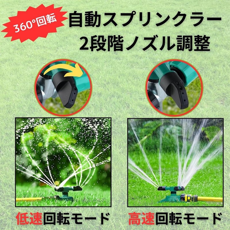 REMDY 360 Degree Rotating Sprinkler Automatic Grass Watering Garden Garden