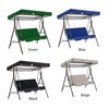 Outdoor Swing Canopy Cover Set Oxford Fabric Swing Waterproof Dustproof