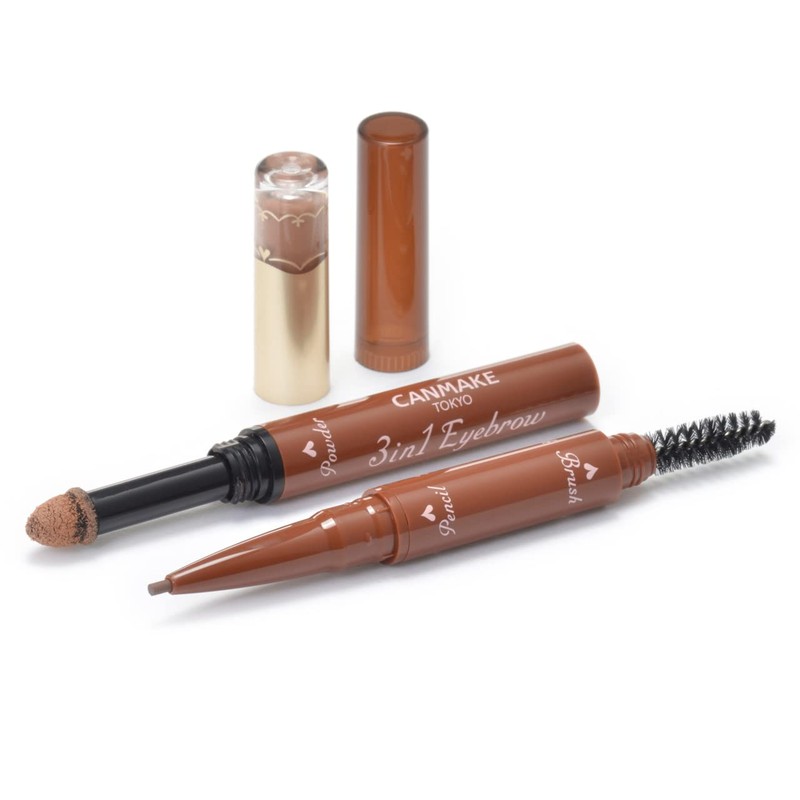 Canmake 3 in 1 Eyebrow 03 Warm Brown