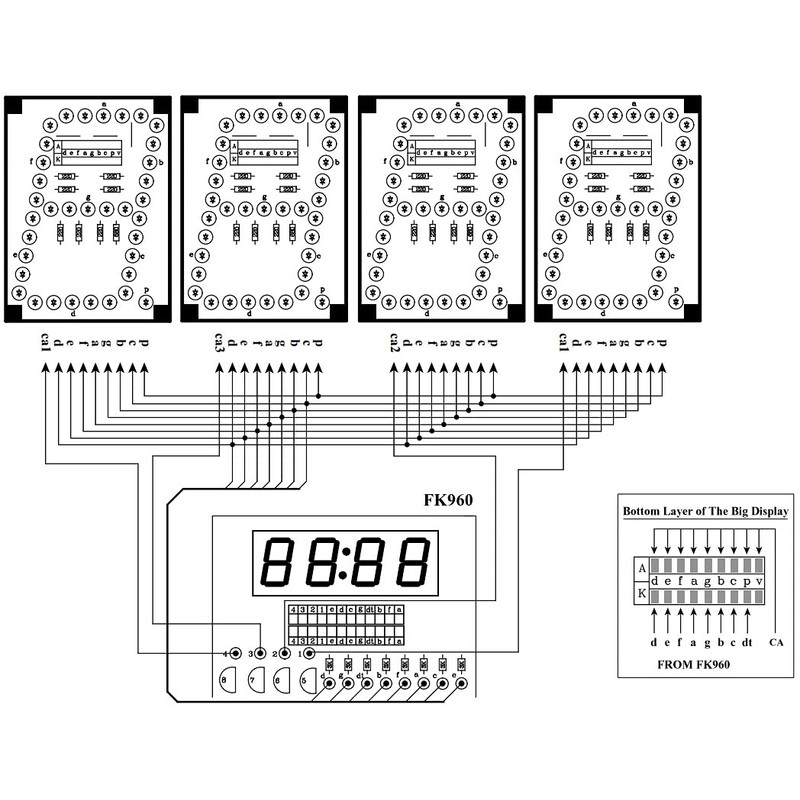 Future Kit 4 Digit Price Display - DIY Educational Soldering
