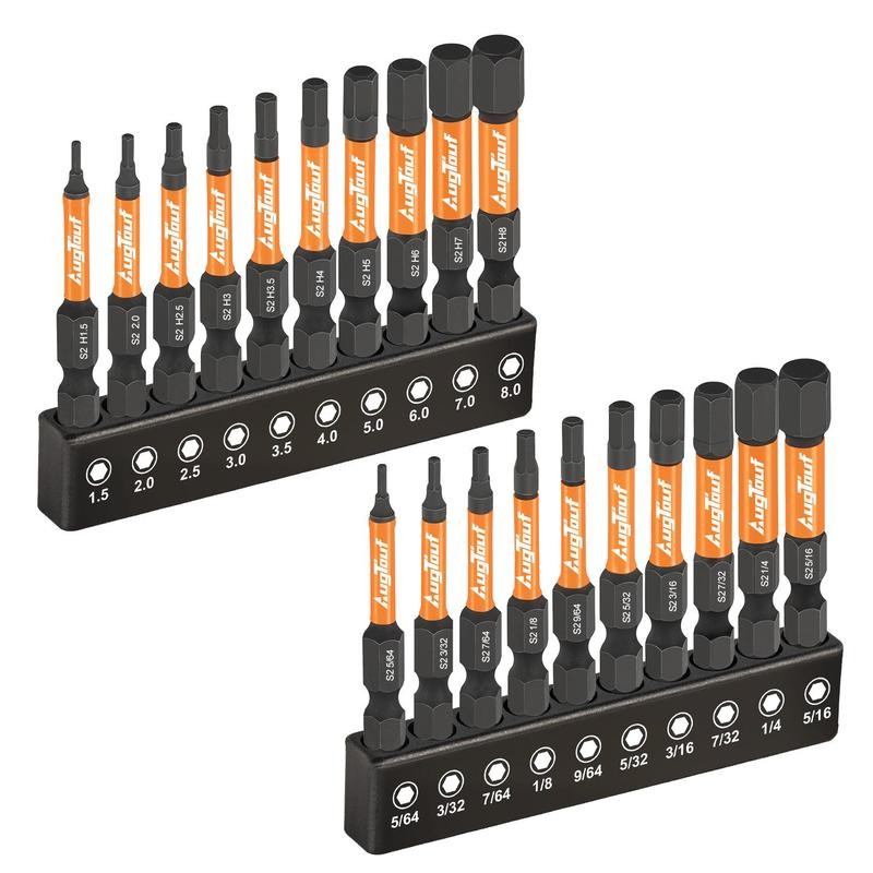 toolant Impact Hex Head Allen Wrench Drill Bit Set 20pcs