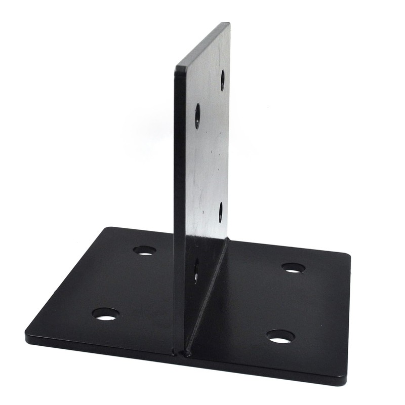 (2 Pack) Hidden Joist Bracket Fixed Base for 6x6 Beams,