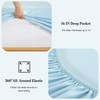 Full Sheet Set 4 Piece, Soft Breathable Cooling Microfiber Bed