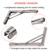 YUMORE Folding Shelf Brackets 12", Max Load: 330lb Heavy Duty