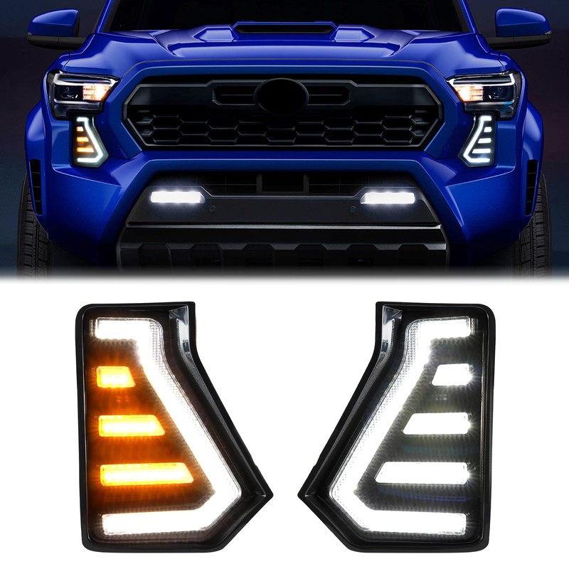 Fancemot LED Front Bumper Fog Lights Daytime Running Lights DRL