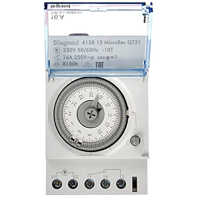 Legrand Micro Rex QT31 412813 Analogue Daily Timer Switch for