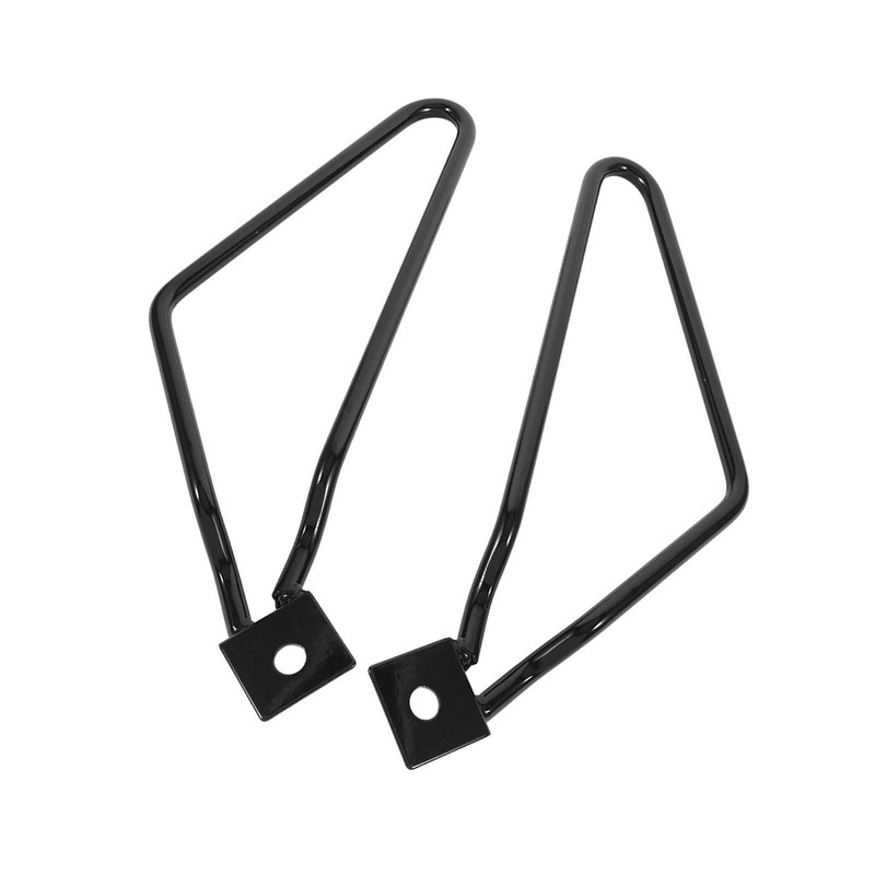 AOWINHIT 2X Motorcycle Saddlebags Mount Brackets Support Resistant Wheel XL883