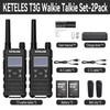 KETELESE T3G Heavy Duty Walkie Talkies for Adults, IP67 Waterproof