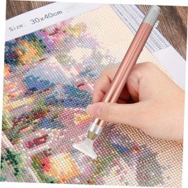 KONTONTY 1set Dotting Tool Multi-Functional Rhinestone Painting Pens Ergonomic Design for Nail Art Cross- and Crafts and Construction Includes Storage Box