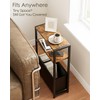 Apetaccat Narrow Side Table End Table, 3-Tier Side Table with
