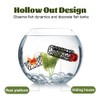 MiOYOOW Betta Fish Tunnel & Hammock Bed, Hollow Betta Hideout