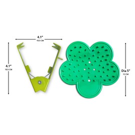 QMARK 3 Pcs Thorn Leaf Stripper, Stripping Tool, Rose Stripper, Thorn Leaf Pruners, Forceps for Rose Flower Floral Arrangement (Modern)