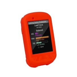 Chooee 4D Silikon Schutzhülle für Garmin Edge 830 mit Displayschutz Fahrrad GPS Schutzhülle Rot