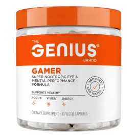 Vitamina B1 Cápsulas Genius Gamer The Genius Brand Enfoque Sin Gluten