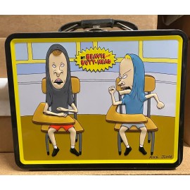 NEW BEAVIS AND BUTT HEAD METAL LUNCH BOX NEW UNUSED