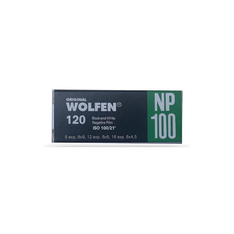 original WOLFEN (ORWO) NP100-120 Medium Format Film for 4.5 x