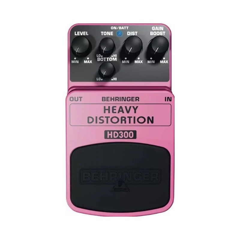 Behringer Hd-300 Heavy Distortion Guitarra Distorsion Color Rosa